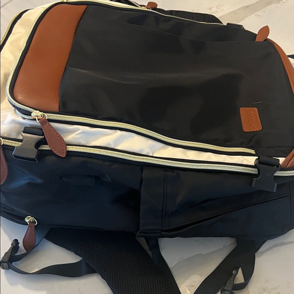 Black Brown cream backpack. Lovevook. - Picture 2 of 13